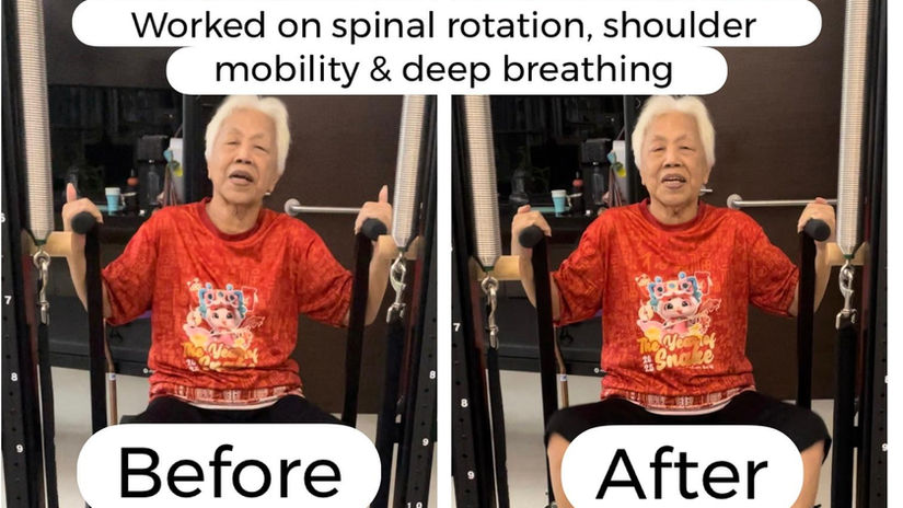 Overcoming asymmetrical weight shift after long-use of walking aid